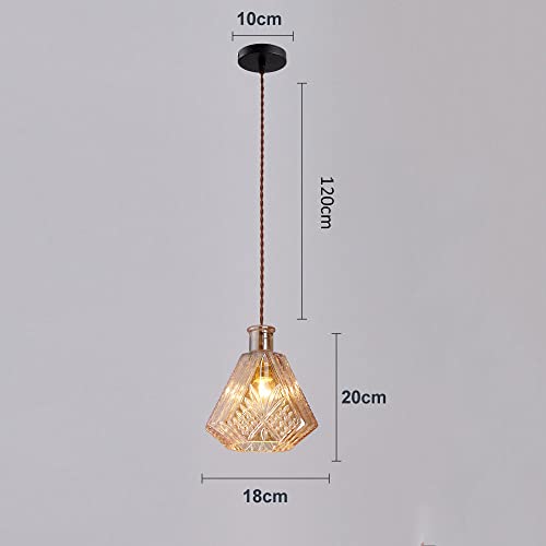 Lámpara de botellas de vino talladas para iluminar islas de cocina 2