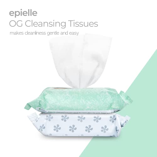 Epielle Og Makeup Remover Cleansing Wipes Tissue | Gentle For All Skin Types | Daily Facial Cleansing Towelettes | Removes Dirt, Oil, Makeup | Nicely Scented | 30 Count | Assorted 6 Pack #TOP1