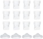 4pcs Duckbill Valves Compatibles avec Momcozy M5 / Paru P16 Pompe à sein portable, également remplacement pour Momcozy V1 / V2 Pièces de pompe à sein sans mains, pas d'origine Mom Cozy Accessoires, paquet de 4