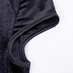 STIOEDYUAN Chinese Cheongsam Short Sleeve Slim Side Slit Dress Dating Club Wear Evening Dress Women Velvet Bodycon Mini Dress - Image 4