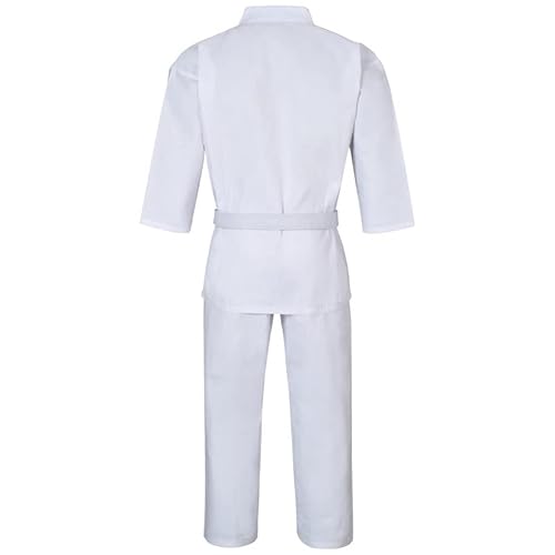 Knockout Fight Gear Karate Uniform 7.5Oz Medium Weight For Kids & Adults Student Martial Arts Gi With Free White Belt #TOP2