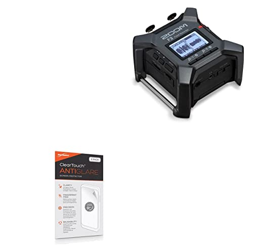 BoxWave Screen Protector Compatible with Zoom F3 - ClearTouch Anti-Glare (2-Pack), Anti-Fingerprint Matte Film Skin