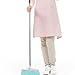EXQUIMEUBLE Broom Handle Replacement Durable Broom Extension Rod Comfortable Grip for Household Cleaning Tools Long Broom Pole Easy Installation