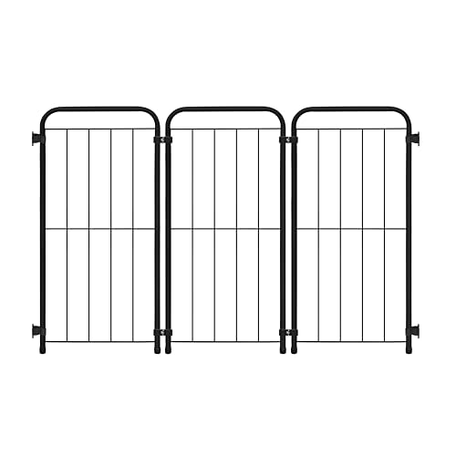 Cercado Max Portátil 75 cm 03 Módulos (Preto, 75x105 cm)