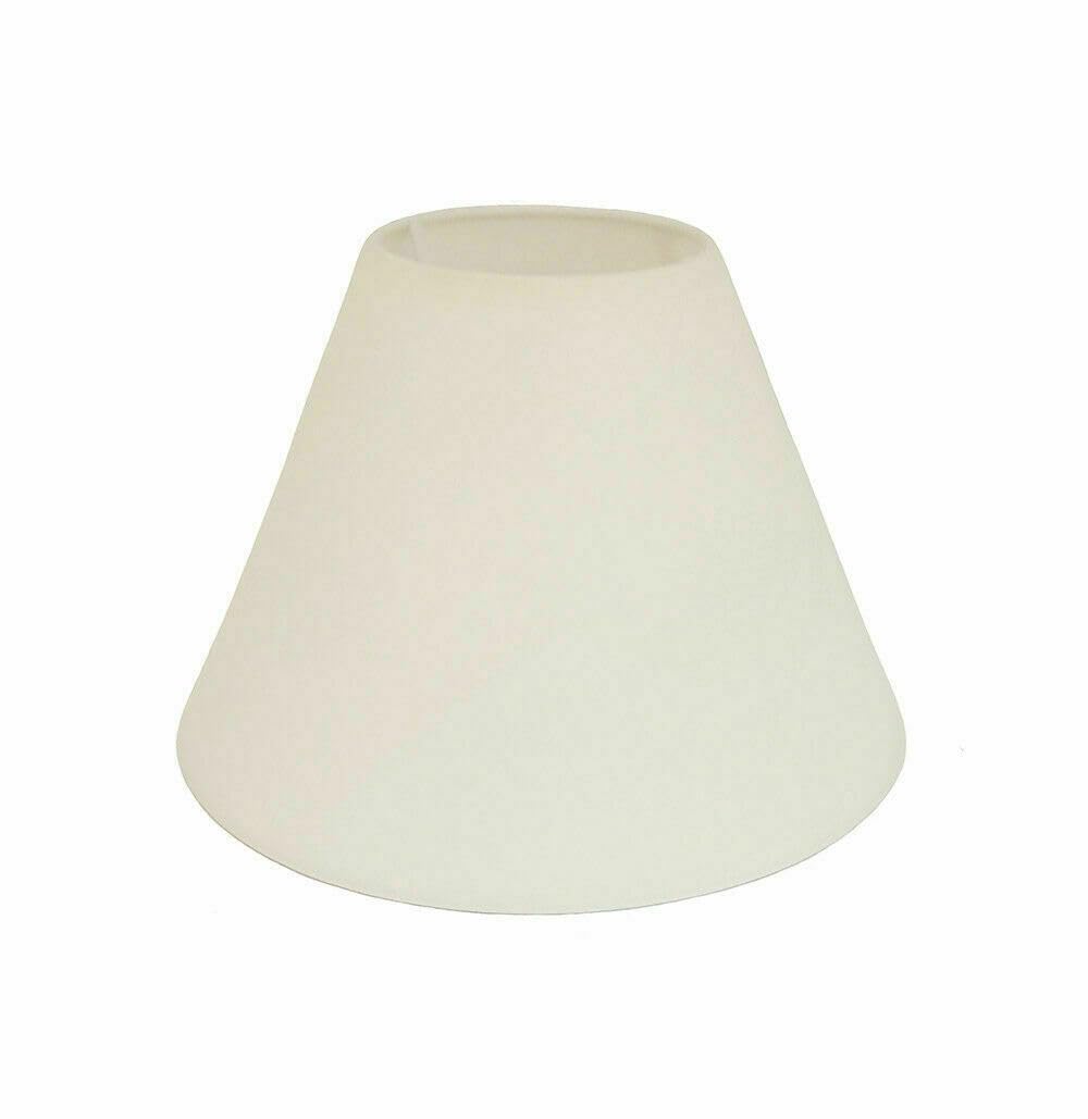 Cream Cotton Fabric Coolie Ceiling & Table Lamp Light Shade (9 Inch)