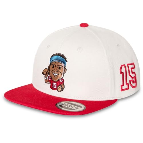 Casquette NFLPA Patrick Mahomes avec emoji brodé style snapback officiel