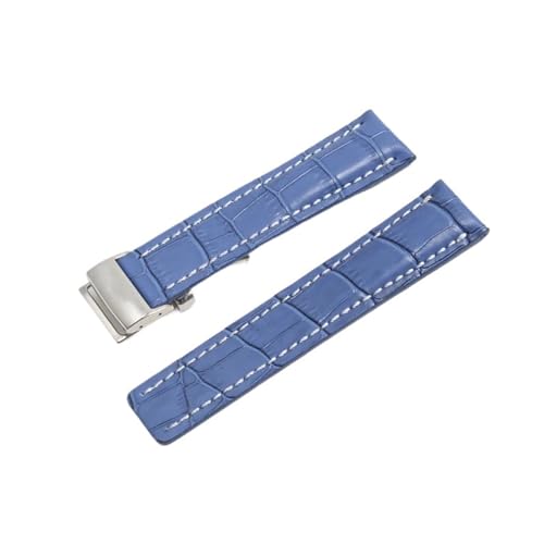 HMFang uCgO AxW[ 20mm 22mm 24mm {vvoh Xgbv c[ƌ݊܂B(Blue Silver buckle-01,22mm)