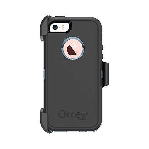 Otterbox Defender Series For Iphone Se (1St Gen - 2016) And Iphone 5/5S - Retail Packaging - Steel Berry (Whetstone Blue/Slate Grey) #TOP4