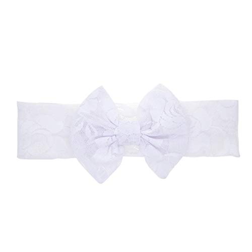 Black Lace Baby Headband Black Hair Bow Band Baby Black Lace Bow Baby Headwear BBG06 (Black White Set)3