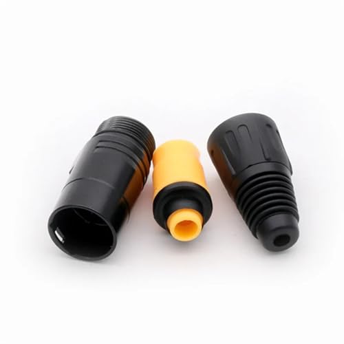 Conectores Ethernet RJ45 estancos con adaptador de panel IP65 y enchufes macho hembra 7