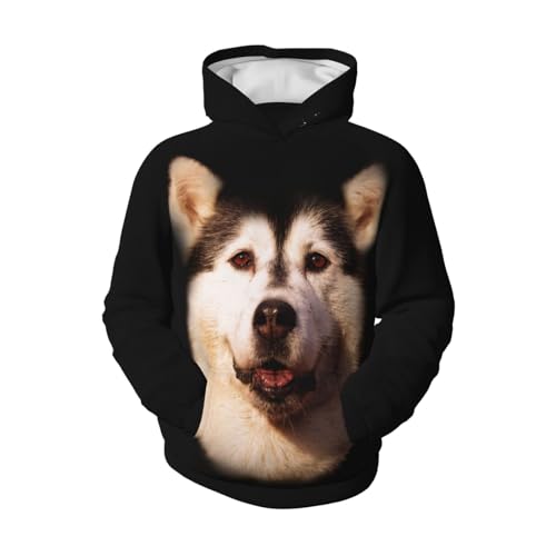Alaskan Dog Boy, Girls Sports Shirt Youth Pullover Fashion Hooded Sweatshirt4