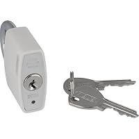 ABUS Vorhängeschloss T65AL/40 myLOCK - individuell beschreibbar - Spindschloss - massiver Aluminium-Schlosskörper - ABUS-Sicherheitslevel 5 - Weiß (Packung mit 2) – Ansicht 4