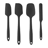 EXQ Home Silicone Spatula Set Heat Resistant 450°F,Seamless Design Baking Spatulas Kitchen Non-Stick
