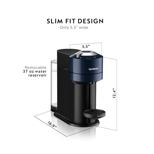 Nespresso-Vertuo-Next-Coffee-and-Espresso-Maker-by-Breville-Navy Nespresso Vertuo Next Coffee and Espresso Maker by Breville Navy