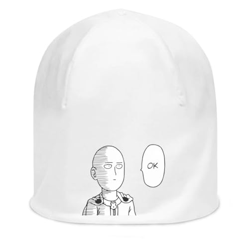 Bonnet unisexe en coton fin blanc extensible qui ne serre pas la tête