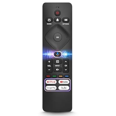 Voice Remote Control for Philips-TV-Remote-Replacement,for Philips Google Smart TVs URMT26CND002