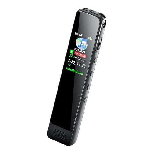Gillmar 小型ICレコーダー 32GB大容量 1536kbps音質