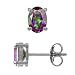 1.82ct. Mystic Fire Topaz 925 Sterling Silver Stud Earrings