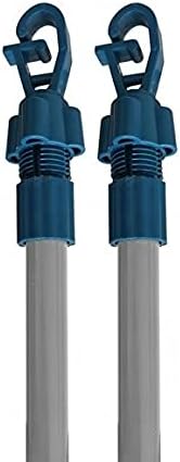 Telescopic Washing Line Pole Heavy Duty Telescopic Washing Line Prop - Extending Clothes Pole Support 2.6m, Free Standing FunkyBuys Laundry Pole - Foto 7