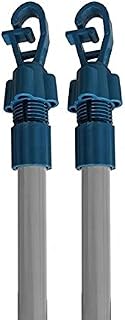 RUMI'S ® 2.7M Heavy Duty Clothes Line Prop Telescopic Washing Line Dry Extending Support | 2 X PROPS