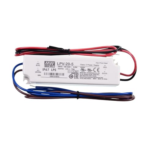 Pilote LED LPV-20-5 idéal pour illuminer le jardin ou la salle de bain