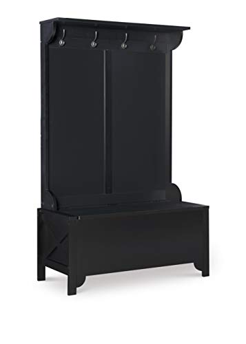 Linon Home Decor Anna Hall Tree-Wide Bench, Black #TOP13