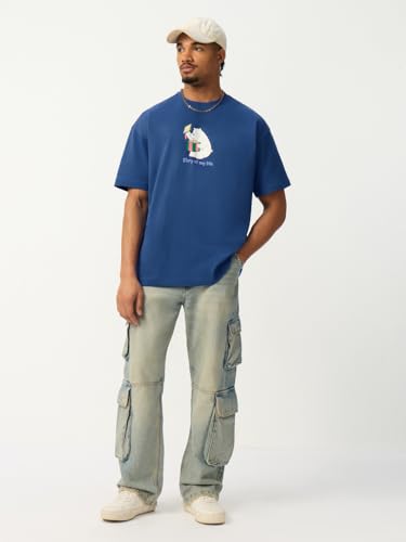 T-shirt We Bare Bears Léger et Oversized à Col Rond Classique - 3