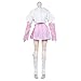 EVA BJD Fashion Doll Set for 1/3 BJD Dolls Ball Jointed SD Dolls 22in - 24in 60cm (White and Pink)