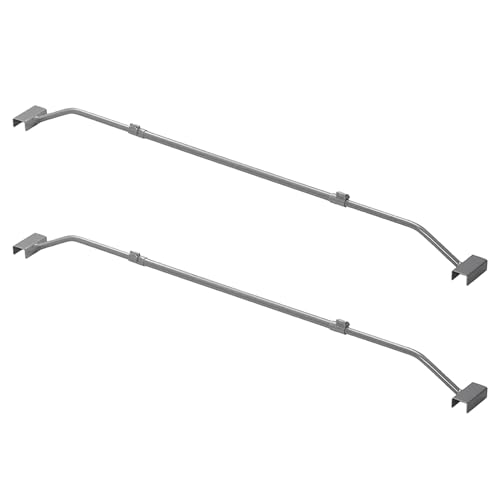 APT 2er Set Anhänger Flachplanenbügel verstellbar 100-155cm Planenstütze Metall Planenbügel