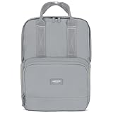 LARKSON Rucksack Damen & Herren Grau - No 6 - Daypack mit 16 Zoll Laptopfach - Rucksäcke für City Schule Business - Schulrucksack Mädchen Teenager - Wasserabweisend
