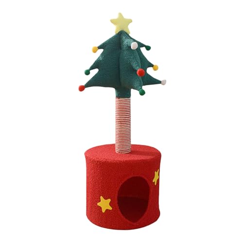 Arbre de Noël pour chat et centre d'activités félin d'intérieur douillet - 2