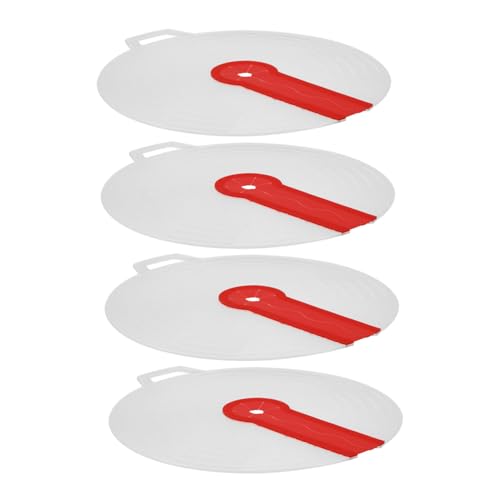 Garde éclaboussures pour mélange et cuisson en silicone transparent réutilisable - 2
