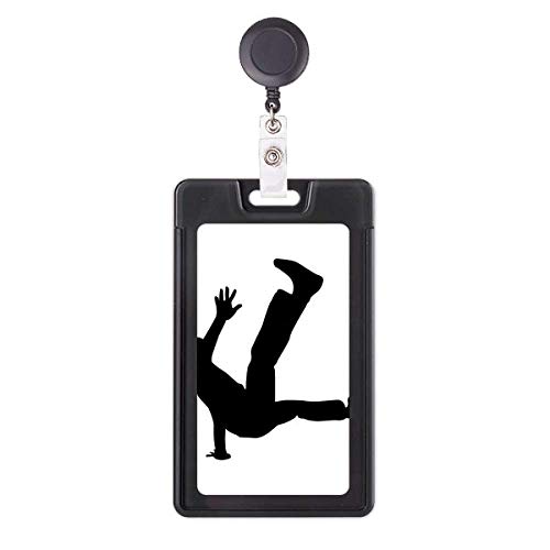 Étui rétractable hip hop porte-badge enrouleur carte de transport danseuse