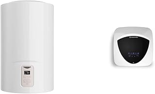 Ariston 3201526 Scaldabagno Elettrico, 80 Litri-Verticale & Scaldabagno Elettrico, 220 V, Bianco