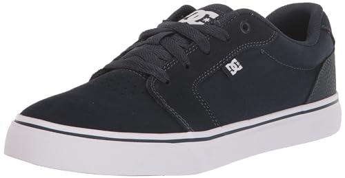 Image of DC Men's Anvil Casual Skate Shoe DC Navy /White 7