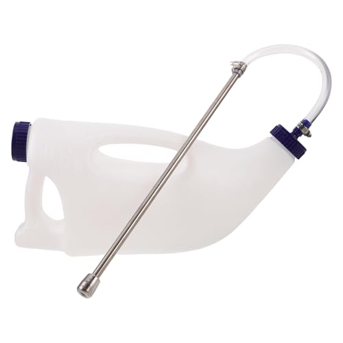 Biberon oesophagienne plastique blanc pour alimentation des veaux 4L outil portable