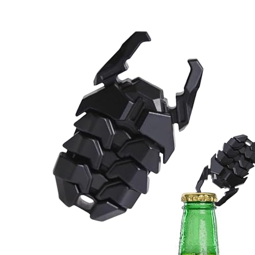 Abrebotellas,Beetles Clicker Abridor de Botellas | Herramienta de Apertura Portátil para Adultos Barbacoa Camping Viajes Cocina Exterior Restaurante Boda Hombre Padres Barman