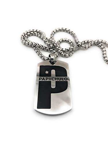 Papiichulo Stainless Steel Puerto Rican Pride Dog Tag Necklace – Featuring Authentic Red, Blue, and Silver Flag Design – Ideal Expression of Cultural Orgullo and Style4