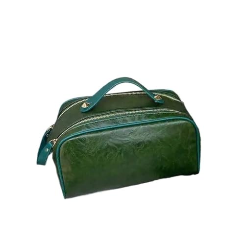 Trousse de maquillage rétro en cuir PU un cadeau idéal pour femme