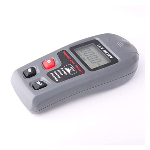 Light Meter Tester Environmental Test Light Meter 0~200 000lux Range Pocket Design Light Meter Digital Illuminator Handheld Ambient Temperature Meter Lumu Light Meter