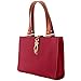 Dooney & Bourke Handbag, Pebble Grain Medium Logo Lock Tote - Red