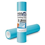 EASY TO CUT AND WEED --- The permanent adhesive vinyl is specially designed for use with cutting machines, ensuring precise and effortless cutting and weeding. Green vinyl, black vinyl, silver vinyl, white vinyl self adhesive, orange vinyl. LONG-LAST...