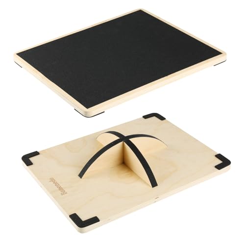 Professional-Wooden-Balance-Board-for-Adults-Anti-Slip-350LBS-Wobble-Board-for-Physical-Therapy-Standing-Desk-Core-Strength-Rocker-BoardBalancing-Board Professional Wooden Balance Board for Adults-Anti-Slip 350LBS Wobble Board for Physical Therapy, Standing Desk, Core Strength-Rocker Board,Balancing Board - Image 1