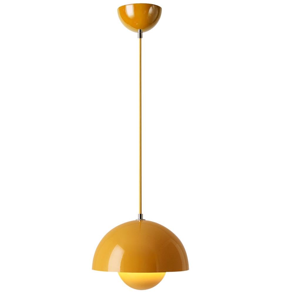 TOKTOP Pendant Light for Living Room Modern Creativity E27 Yellow for Bedroom, Kitchen, Dining Room