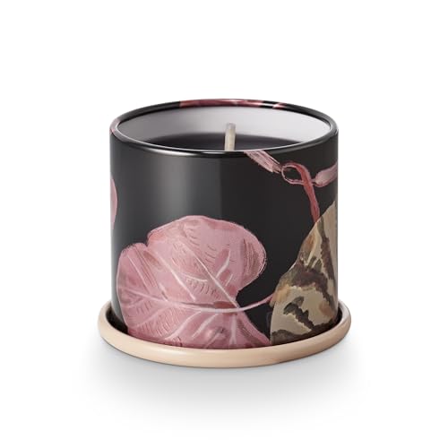 Image of Illume Noble Holiday Collection Midnight Pumpkin Demi Vanity Tin Candle, 3 oz