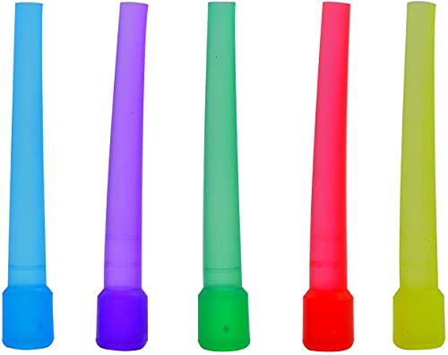Zebra Smoke 100Pcs Extra Long Color Male Hookah Hose Mouth Tips Mixed Colors Bpa-Free #TOP2