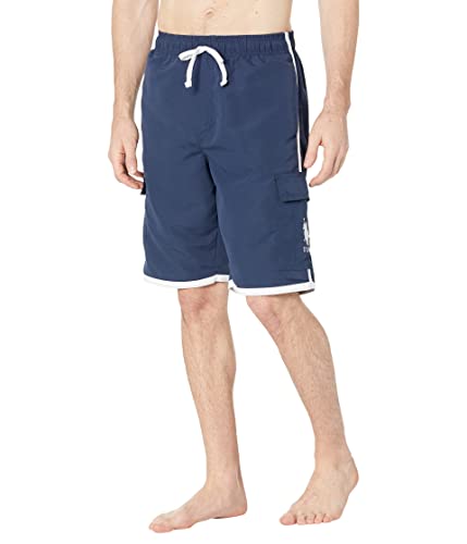 U.S. POLO ASSN. USPA Cargo Swim Shorts Classic Navy SM