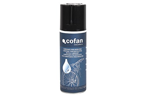 Cofan Lubrifiant pour bicyclettes 200 ml | Spray pour chaines | Protection anti-usure
