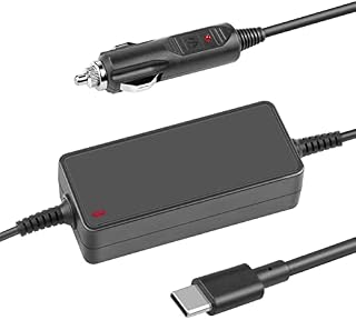 ARyee 90W USB C Laptop Car Charger, 12V-24V Type C Adapter for Microsoft Surface 4 3 Pro 8, Macbook Pro 15/16 MacBook Air,Lenovo Yoga 7i 14'' ASUS C433 Dell XPS 15 9570 USB-C PD Power Supply