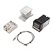 Digital PID Thermostat Temperature Controller, SSR Heat Sink, 100V - 240V 40A, K Thermocouple - Fast Temperature Control, Probe, Ideal for Industrial and Home Use (Type 1)